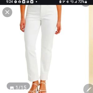 LEVIS CLASSIC WHITE  MID RISE JEANS